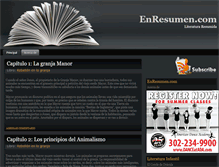 Tablet Screenshot of enresumen.com